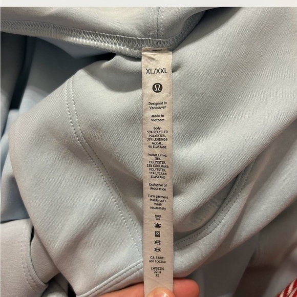 Lululemon Softstream Powder Blu Belted Wrap XL/XXL - Picture 4 of 7